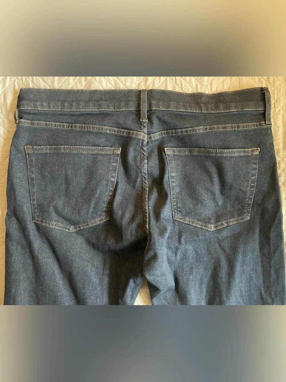J CREW 484 Slim-fit stretch jean in aged indigo wash Size 34 $148 CF173